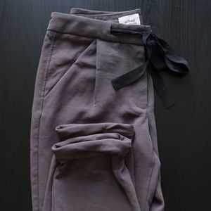 Aritzia Wilfred Free Silk Capris